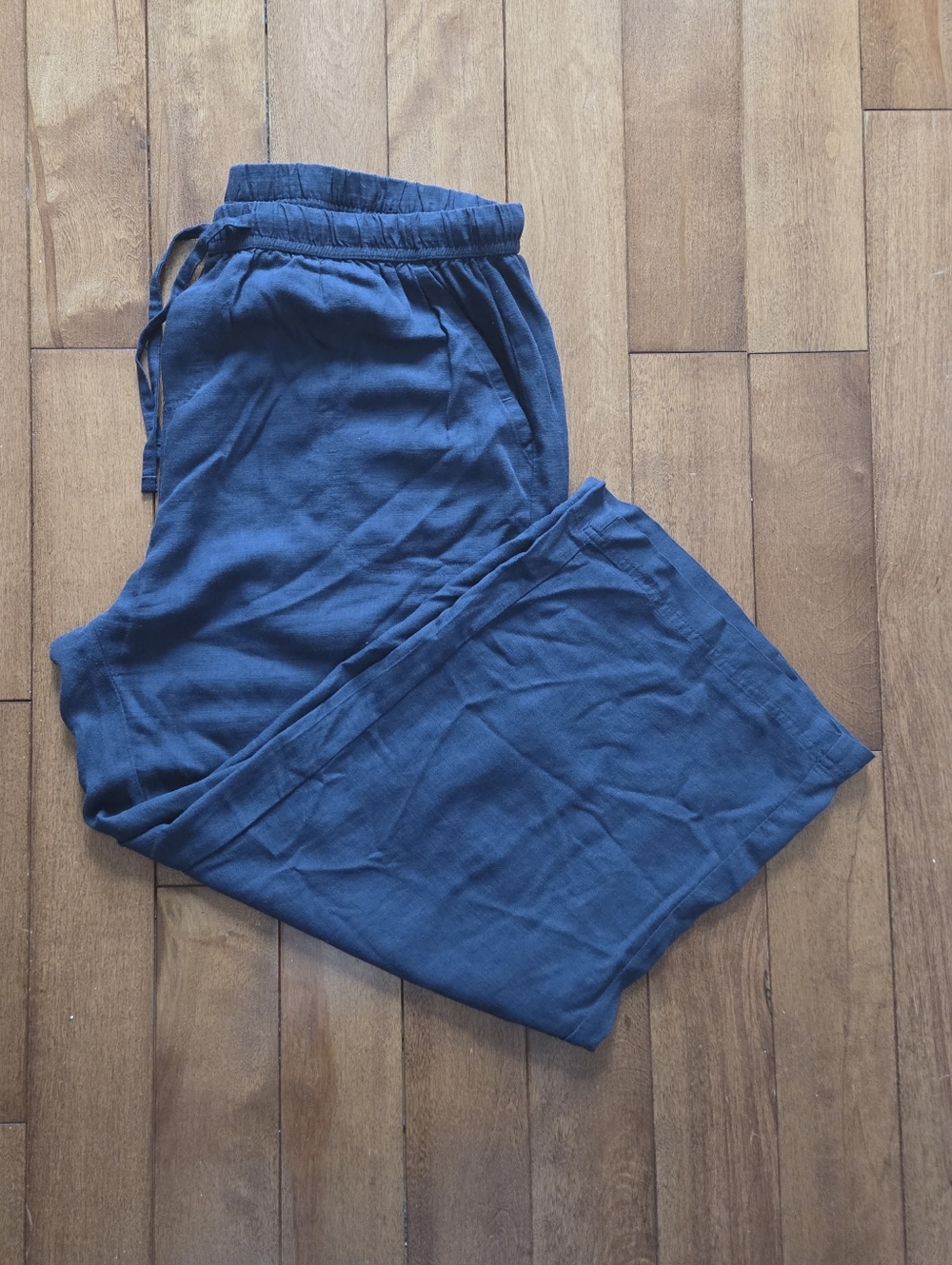 🆕️ Splendid Comfy Linen Blend Wide Leg Pull On Pants Size XXL